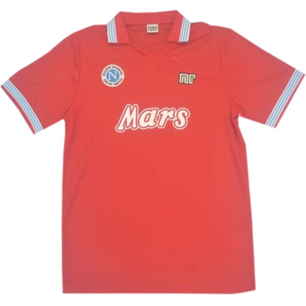 Thailand Trikot Napoli Ausweich Retro 1988 1989 Rote Fussballtrikots Günstig